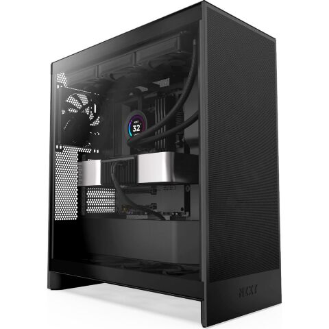 Корпус для ПК NZXT H7 Flow All Black (CM-H72FB-01) - Нулевой остаток (Feed) - Нулевой остаток (Feed)