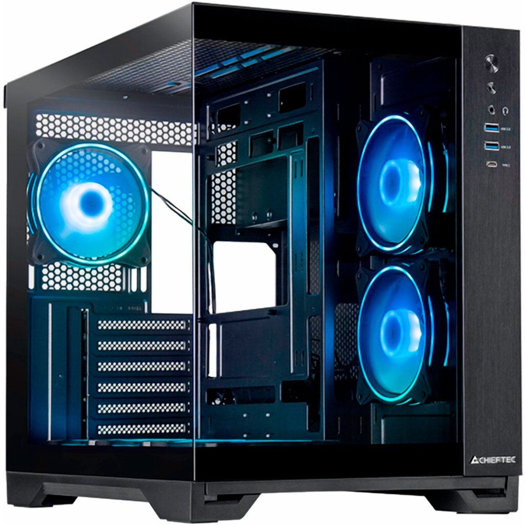 Корпус для ПК Chieftec VISIO (GM-30B-TG-OP)