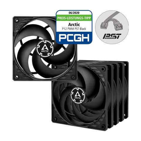 Кулер для корпуса Arctic P12 PWM PST 5pcs (ACFAN00137A) - Нулевой остаток (Feed)  - Нулевой остаток (Feed) 