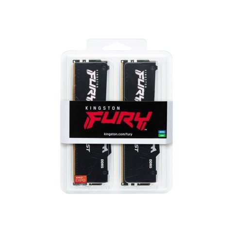 Модуль памяти для компьютера DDR5 64GB (2x32GB) 5200 MHz Beast RGB EXPO Kingston Fury (ex.HyperX) (KF552C36BBEAK2-64) - Нулевой остаток (Feed)  - Нулевой остаток (Feed) 