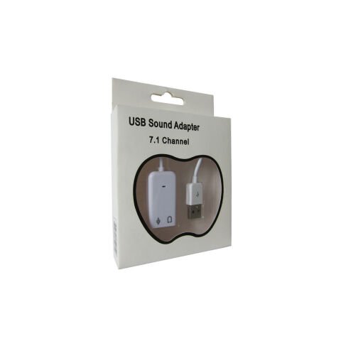 Звуковая плата Dynamode USB 8(7.1) каналов 3D RTL (USB-SOUND7-WHITE) - Звуковые платы  - Звуковые платы 