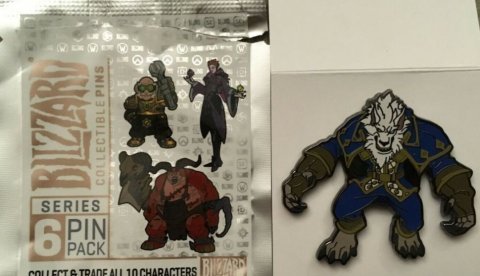 Значок Blizzard Collectible Pins Series 6 Warcraft Genn Greymane - -