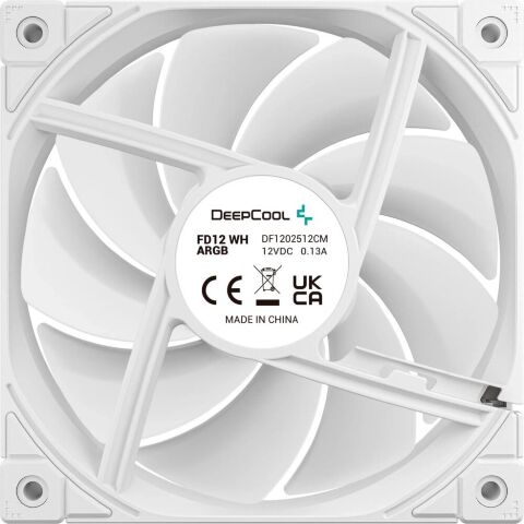 Кулер для корпуса Deepcool FD12 WH (R-FD12-WHNPN1-G) - Вентиляторы к корпусам  - Вентиляторы к корпусам 