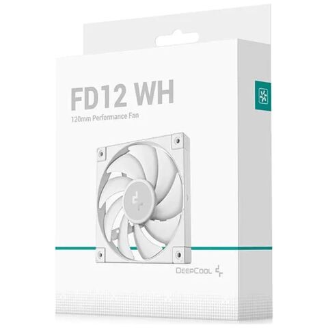 Кулер для корпуса Deepcool FD12 WH (R-FD12-WHNPN1-G) - Вентиляторы к корпусам  - Вентиляторы к корпусам 