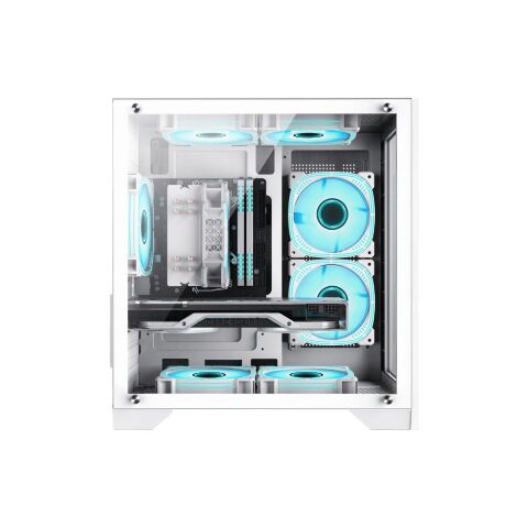 Корпус для ПК Gamemax Infinity Mini White - Нулевой остаток (Feed)  - Нулевой остаток (Feed) 