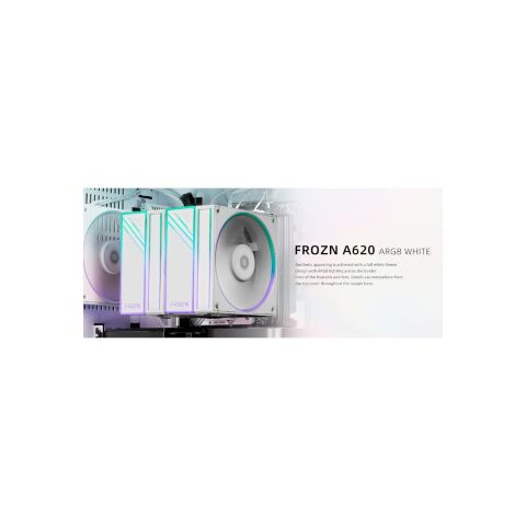 Кулер для процессора ID-Cooling Frozn A620 ARGB White (FROZN A620 ARGB White) - Кулеры к процессорам  - Кулеры к процессорам 