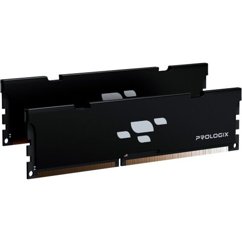 Модуль памяти для компьютера DDR4 32GB (2x16GB) 3200 MHz Black Prologix (PRO32GB3200B4K) - Нулевой остаток (Feed)  - Нулевой остаток (Feed) 
