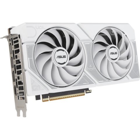 Видеокарта ASUS GeForce RTX5060 8Gb DUAL WHITE OC (DUAL-RTX5060-O8G-WHITE) - Видеокарты - Видеокарты