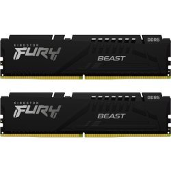 Модуль памяти для компьютера DDR5 16GB (2x8GB) 6000 MHz Beast Black Kingston Fury (ex.HyperX) (KF560C40BBK2-16)