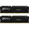 Модуль памяти для компьютера DDR5 16GB (2x8GB) 6000 MHz Beast Black Kingston Fury (ex.HyperX) (KF560C40BBK2-16)