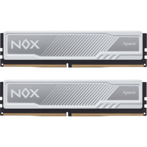 Модуль памяти для компьютера DDR4 32GB (2x16GB) 3200 MHz NOX White Apacer (AH4U32G32C28YMWAA-2) - Нулевой остаток (Feed) - Нулевой остаток (Feed)