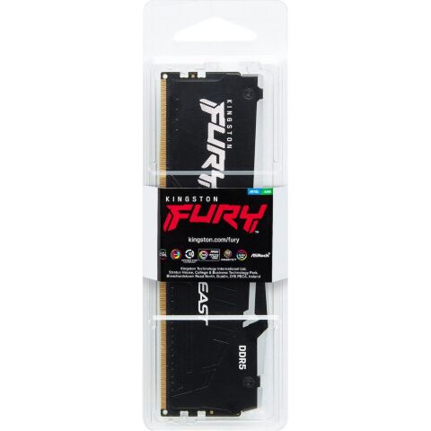 Модуль памяти для компьютера DDR5 32GB 5600 MHz Beast RGB EXPO Black Kingston Fury (ex.HyperX) (KF556C40BB2A-32) - Модули памяти для компьютера  - Модули памяти для компьютера 