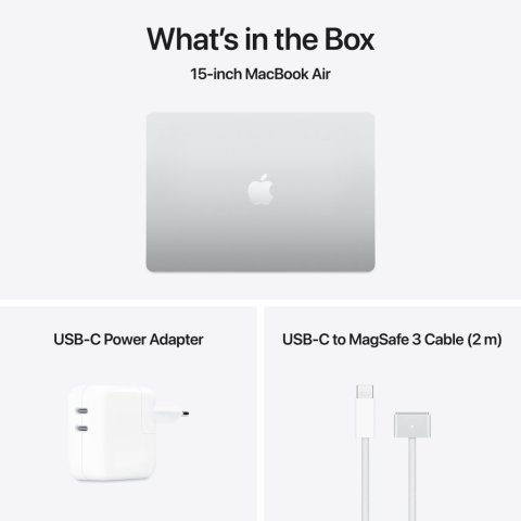 Ноутбук Apple MacBook Air 15 M4 A3241 Silver (MC6J4UA/A) - Нулевой остаток (Feed)  - Нулевой остаток (Feed) 