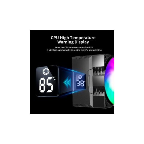 Кулер для процессора Gamemax Gamma 90 Digital BK - Кулеры к процессорам - Кулеры к процессорам