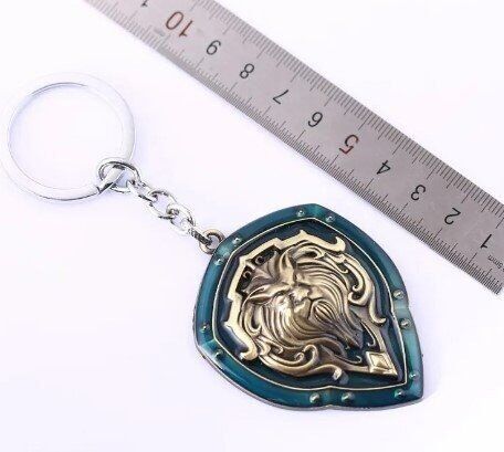 Брелок World of Warcraft Alliance Keychain Варкрафт Альянс метал -   -  