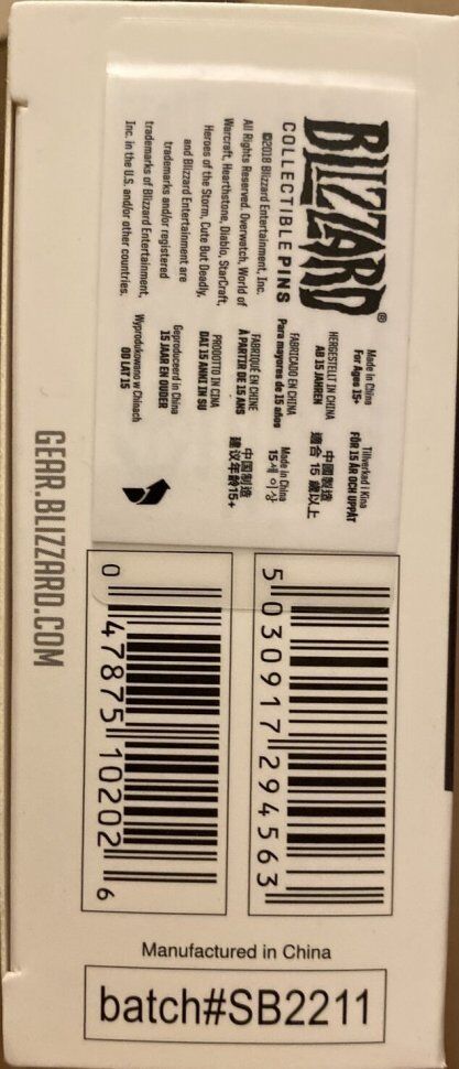 Значок Blizzard Overwatch Brigitte & Mitzi Cat Collectors Edition Pin - -