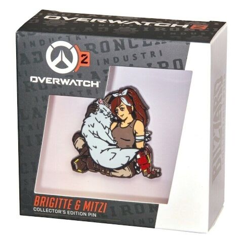 Значок Blizzard Overwatch Brigitte & Mitzi Cat Collectors Edition Pin -   -  