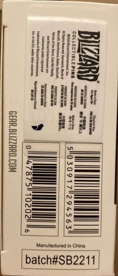 Значок Blizzard Overwatch Brigitte & Mitzi Cat Collectors Edition Pin -   -  