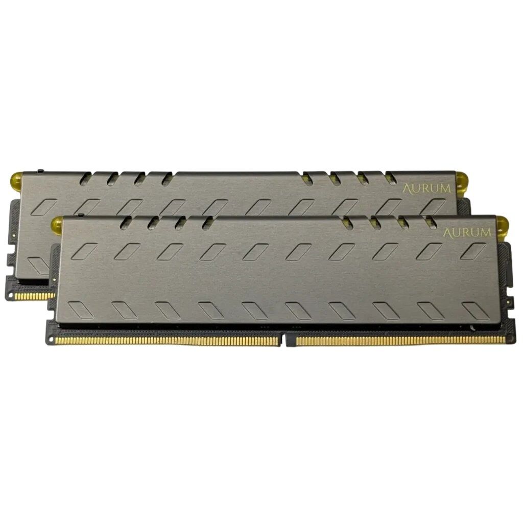 Модуль памяти для компьютера DDR5 32GB (2x16GB) 6000 MHz Aurum eXceleram (EGA50602836D-32)