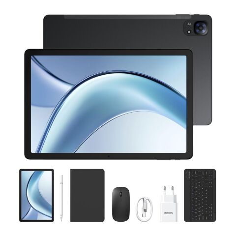 Планшет Doogee Tab E3 11" 8/256GB 4G (LTE) Black VIP Edition Стилус,чохол,скло,клавіатура,мишка, БЖ (6923740264348) - Нулевой остаток (Feed)  - Нулевой остаток (Feed) 