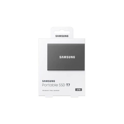 Накопитель SSD USB 3.2 2TB T7 Samsung (MU-PC2T0T/WW) - Нулевой остаток (Feed) - Нулевой остаток (Feed)