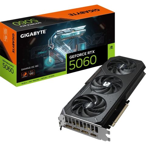 Видеокарта GIGABYTE GeForce RTX5060 8Gb GAMING OC (GV-N5060GAMING OC-8GD) - Нулевой остаток (Feed)  - Нулевой остаток (Feed) 