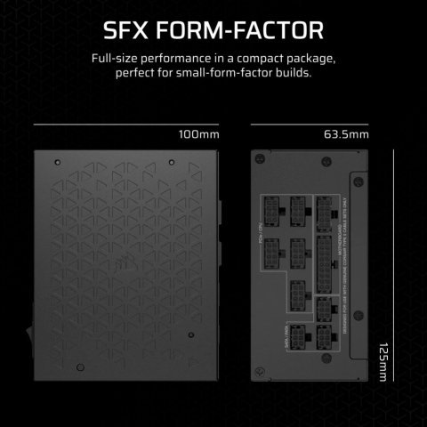 Блок питания Corsair 850W SF850 (CP-9020256-EU) - Нулевой остаток (Feed) - Нулевой остаток (Feed)