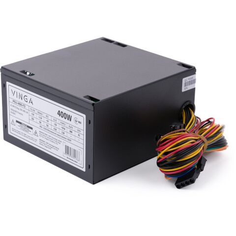 Блок питания Vinga 400W (PSU-400-F3) - Нулевой остаток (Feed)  - Нулевой остаток (Feed) 