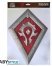 Табличка металлическая Blizzard World of Warcraft Horde Shield Варкрафт Орда 35x25 см - -