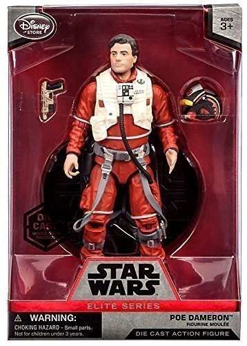 Фігурка Disney Star Wars Elite Series Die-cast Poe Dameron Figure Зоряні війни По Демерон 19 см. - -
