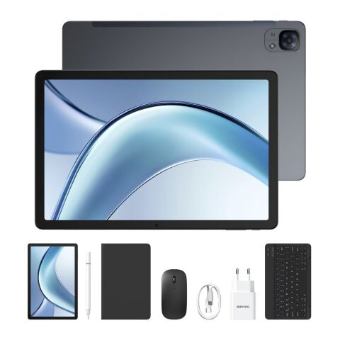 Планшет Doogee Tab E3 11" 8/256GB 4G (LTE) Grey VIP Edition Стилус,чохол,скло,клавіатура,мишка, БЖ (6923740264355) - Нулевой остаток (Feed)  - Нулевой остаток (Feed) 