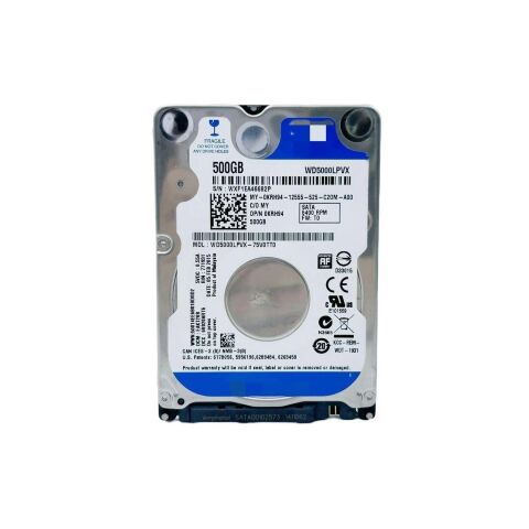 Жесткий диск для ноутбука 2.5" 500GB WD (WD5000LPVX) - Нулевой остаток (Feed)  - Нулевой остаток (Feed) 