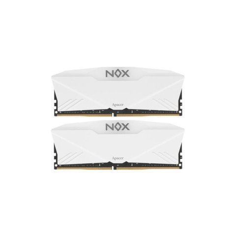 Модуль памяти для компьютера DDR4 16GB (2x8GB) 3200 MHz NOX RGB White Apacer (AH4U16G32C28YNWAA-2) - Нулевой остаток (Feed) - Нулевой остаток (Feed)