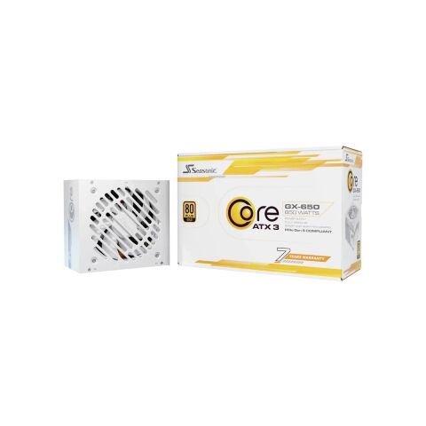 Блок питания Seasonic 650W WHITE (CORE GX-650-ATX31-WHITE) - Блоки питания  - Блоки питания 