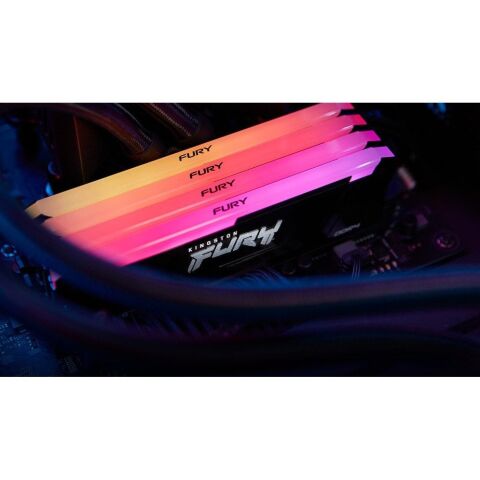 Модуль памяти для компьютера DDR4 16GB (2x8GB) 3200 MHz Beast RGB Kingston Fury (ex.HyperX) (KF432C16BB2AK2/16) - Нулевой остаток (Feed) - Нулевой остаток (Feed)