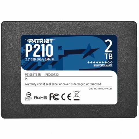 Накопитель SSD 2.5" 2TB Patriot (P210S2TB25) - Нулевой остаток (Feed) - Нулевой остаток (Feed)