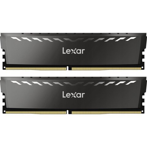Модуль памяти для компьютера DDR4 16GB (2x8GB) 3200 MHz Thor Dark Gray Lexar (LD4BU008G-R3200GDXG) - Нулевой остаток (Feed) - Нулевой остаток (Feed)