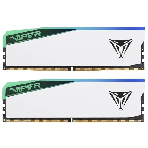 Модуль памяти для компьютера DDR5 32GB (2x16GB) 6000 MHz Viper Elite 5 RGB Patriot (PVER532G60C30KW) - Нулевой остаток (Feed) - Нулевой остаток (Feed)