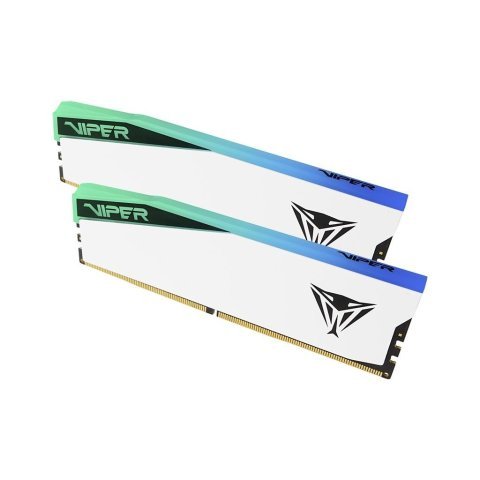 Модуль памяти для компьютера DDR5 32GB (2x16GB) 6000 MHz Viper Elite 5 RGB Patriot (PVER532G60C30KW) - Нулевой остаток (Feed) - Нулевой остаток (Feed)