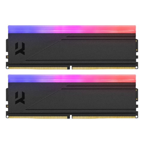 Модуль памяти для компьютера DDR5 32GB (2x16GB) 5600 MHz IRDM RGB Black Goodram (IRG-56D5L30S/32GDC) - Нулевой остаток (Feed)  - Нулевой остаток (Feed) 