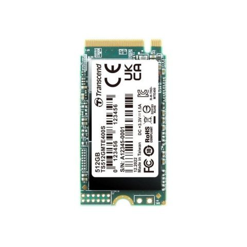 Накопитель SSD M.2 2242 512GB Transcend (TS512GMTE400S) - Нулевой остаток (Feed) - Нулевой остаток (Feed)