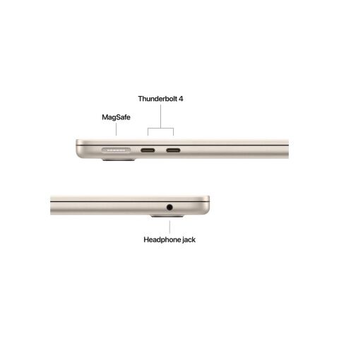Ноутбук Apple MacBook Air 13 M5 A3449 Starlight (MDHD4UA/A) - Ноутбуки  - Ноутбуки 