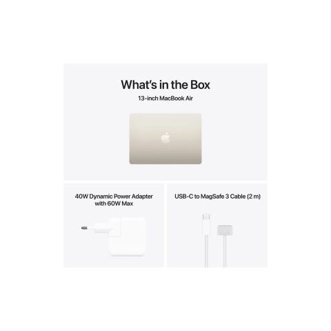 Ноутбук Apple MacBook Air 13 M5 A3449 Starlight (MDHD4UA/A) - Ноутбуки  - Ноутбуки 