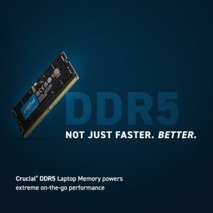 Модуль памяти для ноутбука SoDIMM DDR5 32GB (2x16GB) 5600 MHz Ripjaws Micron (CT2K16G56C46S5)