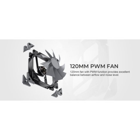 Кулер для процессора ID-Cooling SE-214-XT BASIC - Нулевой остаток (Feed)  - Нулевой остаток (Feed) 