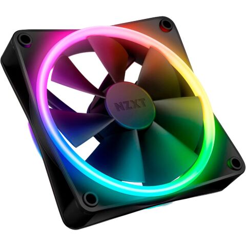 Кулер для корпуса NZXT F120RGB Duo - 120mm Dual- (RF-D12SF-B1) - Вентиляторы к корпусам  - Вентиляторы к корпусам 
