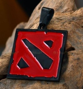 Медальон  Dota 2 (цвет чёрный)