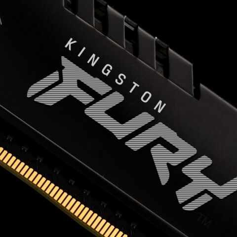 Модуль памяти для компьютера DDR4 32GB (2x16GB) 3200 MHz Fury Beast Black Kingston Fury (ex.HyperX) (KF432C16BBK2/32) - Нулевой остаток (Feed)  - Нулевой остаток (Feed) 