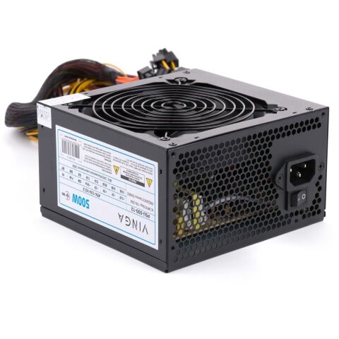 Блок питания Vinga 500W ОЕМ (PSU-500-12) - Нулевой остаток (Feed)  - Нулевой остаток (Feed) 