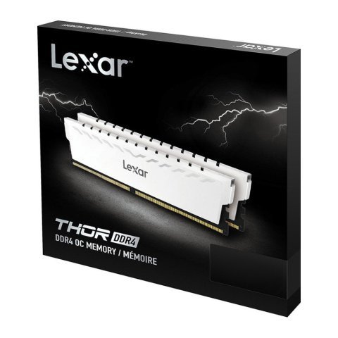 Модуль памяти для компьютера DDR4 16GB (2x8GB) 3600 MHz Thor White Lexar (LD4BU008G-R3600GDWG) - Нулевой остаток (Feed) - Нулевой остаток (Feed)